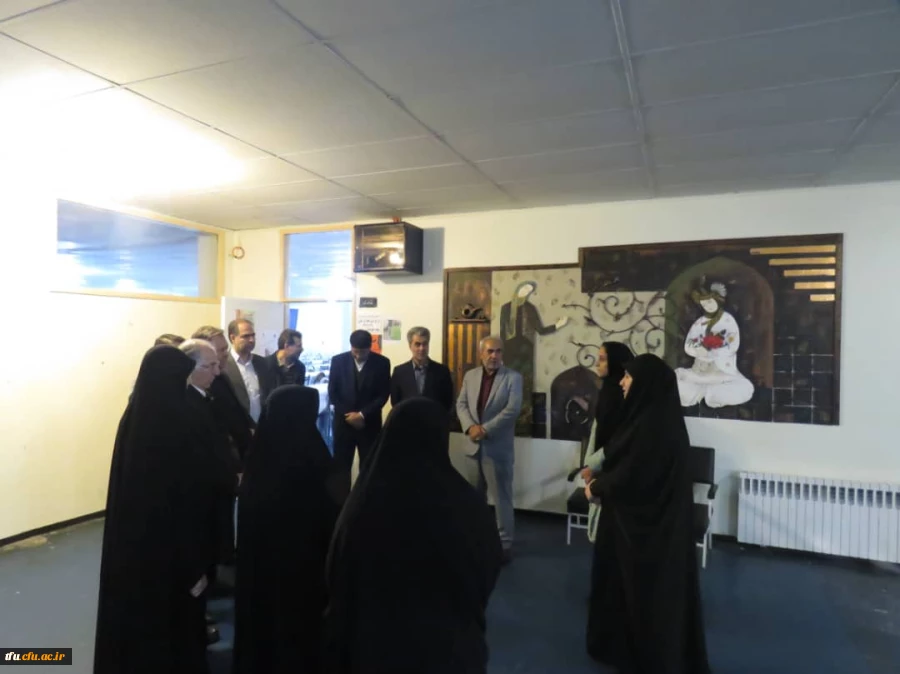 بازدید سیده حمیده زرآبادی، نماینده مردم قزوین، آبیک و البرز از پردیس فاطمه الزهرا(س) تبریز 10