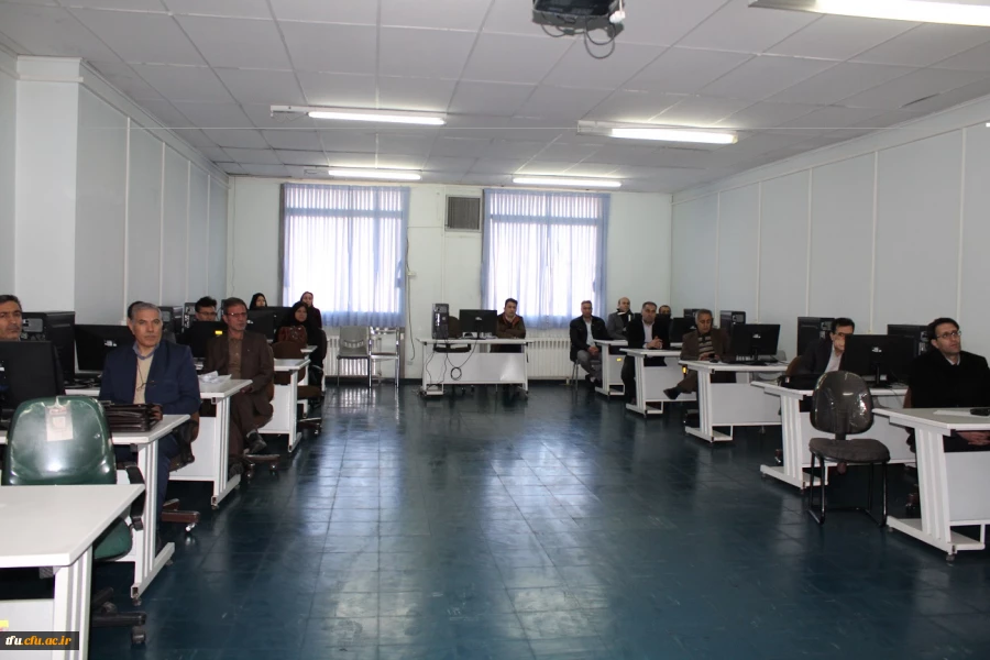 کارگاه آموزشی نحوه اجرای دروس رسمی الکترونیکی  دانشگاه فرهنگیان 4