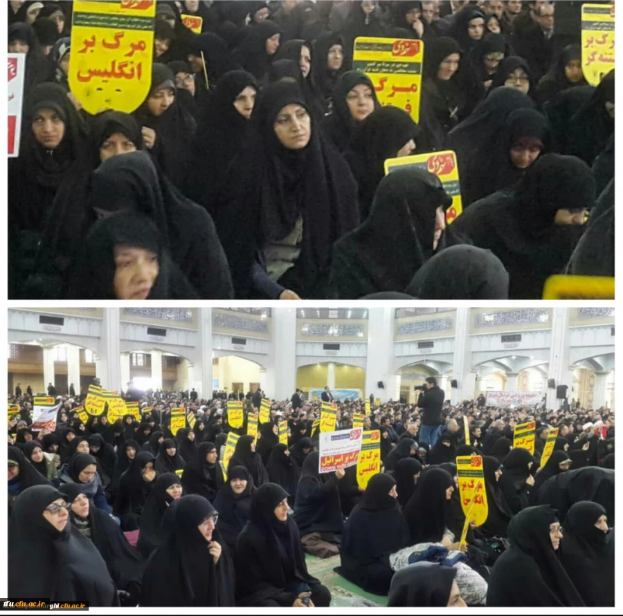 حضور انقلابی دانشگاه فرهنگیان استان آذربایجان شرقی در حماسه 9 دی
 8