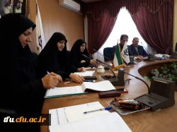 جلسه کمیته پژوهشی پردیس فاطمه الزهرا (س)  7