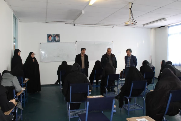 بازدید از روند برگزاری امتحانات نیمسال اول تحصیلی سال 99-98 3