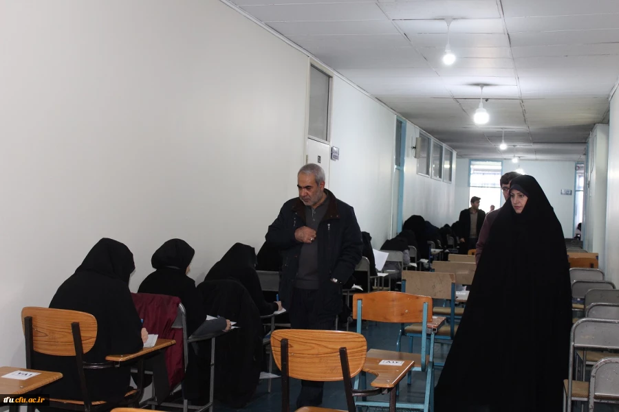 بازدید از روند برگزاری امتحانات نیمسال اول تحصیلی سال 99-98 7