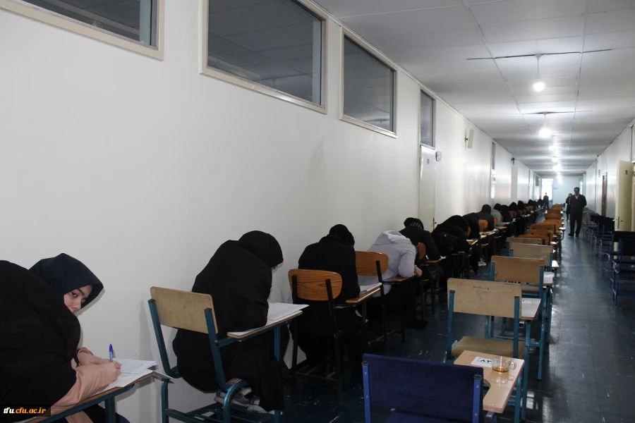 بازدید از روند برگزاری امتحانات نیمسال اول تحصیلی سال 99-98 9