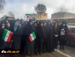 حضور انقلابی دانشگاه فرهنگیان استان آذربایجان شرقی در راهپیمایی 22 بهمن 98 3