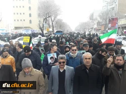 حضور انقلابی دانشگاه فرهنگیان استان آذربایجان شرقی در راهپیمایی 22 بهمن 98 8