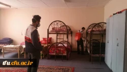  عملیات گندزدایی و ضدعفونی تمامی ساختمان ها ی پردیس فاطمه الزهرا(س) 2