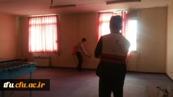  عملیات گندزدایی و ضدعفونی تمامی ساختمان ها ی پردیس فاطمه الزهرا(س) 2