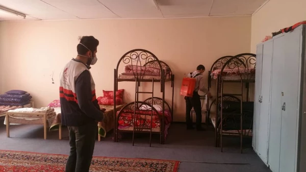  عملیات گندزدایی و ضدعفونی تمامی ساختمان ها ی پردیس فاطمه الزهرا(س) 2