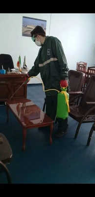  عملیات گندزدایی و ضدعفونی تمامی ساختمان ها ی پردیس فاطمه الزهرا(س) 11