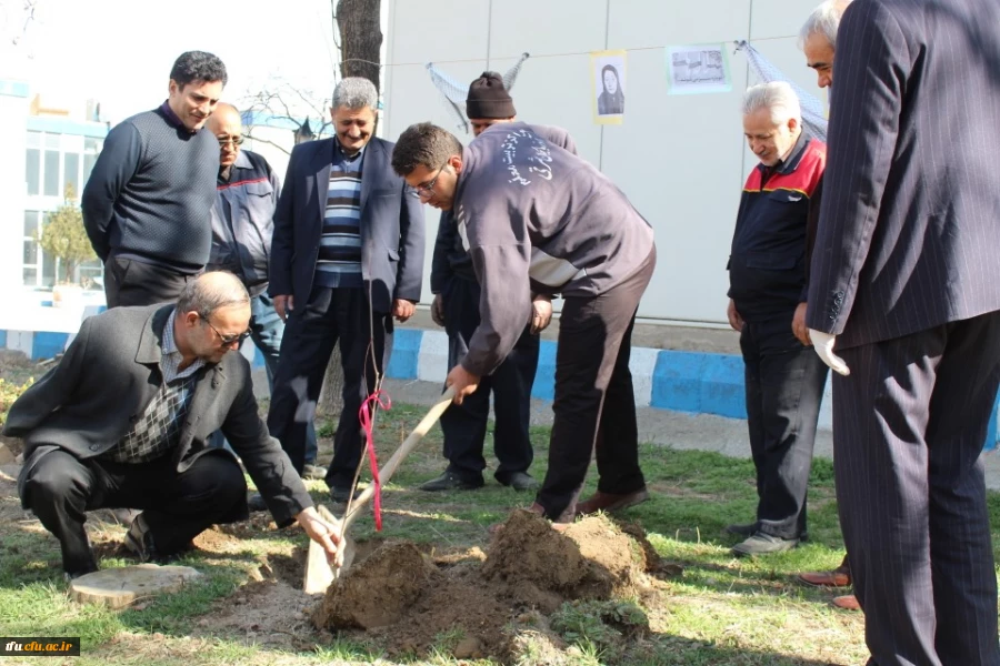 برگزاری مراسم درختکاری به مناسبت هفته منابع طبیعی و روز شهدا 6