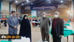 بازدید مدیریت امور استانی و ریاست پردیس فاطمه الزهرا(س) از کارگاه گروه جهادی ستاد پیشگیری از ویروس کرونا 5