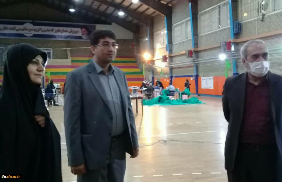بازدید مدیریت امور استانی و ریاست پردیس فاطمه الزهرا(س) از کارگاه گروه جهادی ستاد پیشگیری از ویروس کرونا 6