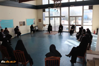 دیدار نوروزی سرپرست و معاونین پردیس فاطمه الزهرا (س) با کارکنان این پردیس