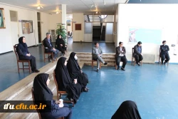 دیدار نوروزی سرپرست محترم و معاونین پردیس فاطمه الزهرا (س) با کارکنان این پردیس 3