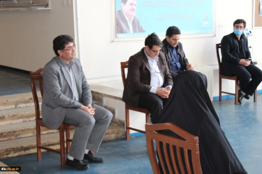 دیدار نوروزی سرپرست محترم و معاونین پردیس فاطمه الزهرا (س) با کارکنان این پردیس 4