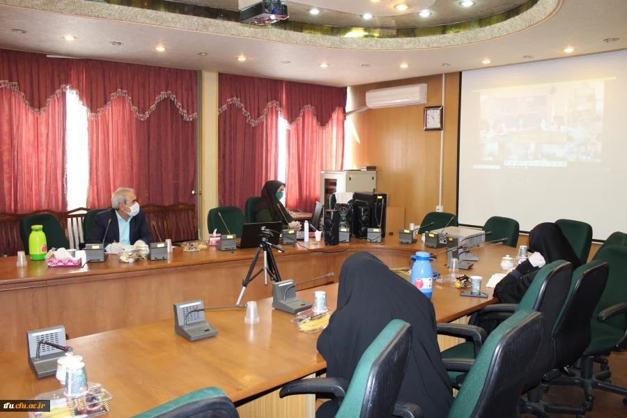 تشکیل جلسه ویدئو کنفرانس با هدف تداوم فعالیت های آموزشی دانشگاه 7