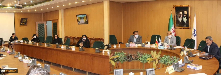 برگزاری جلسه شورای آموزش گروه های آموزشی ریاضی در مورد بررسی فرایند آموزش های مجازی 2