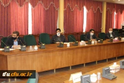 برگزاری جلسه شورای آموزش گروه های آموزشی ریاضی در مورد بررسی فرایند آموزش های مجازی 4