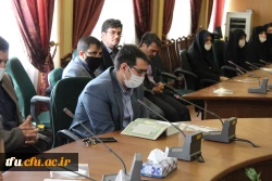 جلسه تکریم و معارفه کارشناس حراست پردیس فاطمه الزهرا سلام الله علیها 10