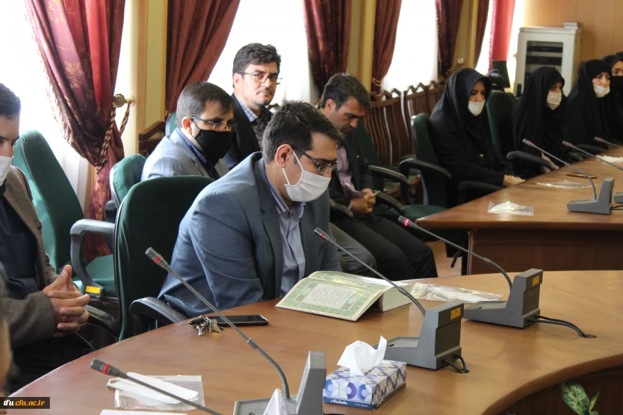 جلسه تکریم و معارفه کارشناس حراست پردیس فاطمه الزهرا سلام الله علیها 10