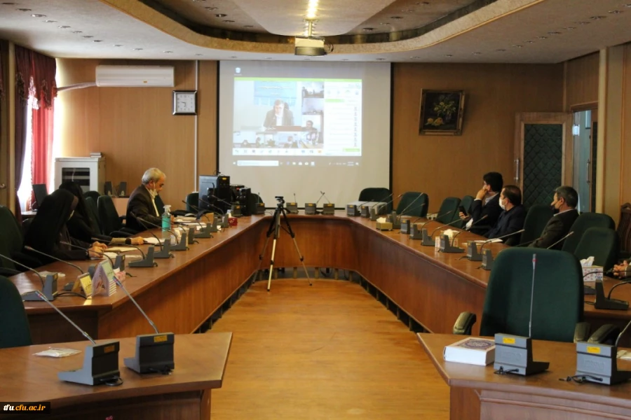 ویدئو کنفرانس با سخنرانی جناب آقای دکتر خنیفر 6