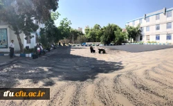 عملیات آسفالت ریزی محوطه پردیس فاطمه الزهرا(س)  تبریز
 3