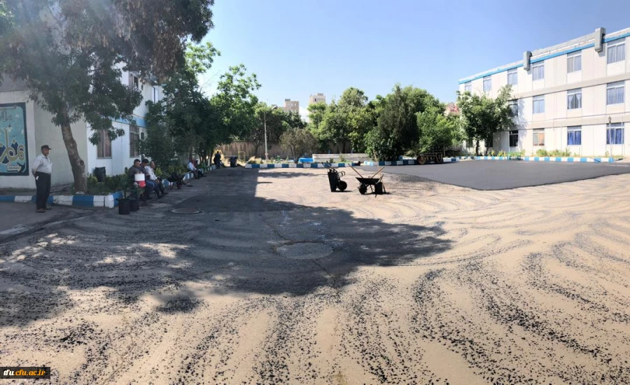 عملیات آسفالت ریزی محوطه پردیس فاطمه الزهرا(س)  تبریز
 3