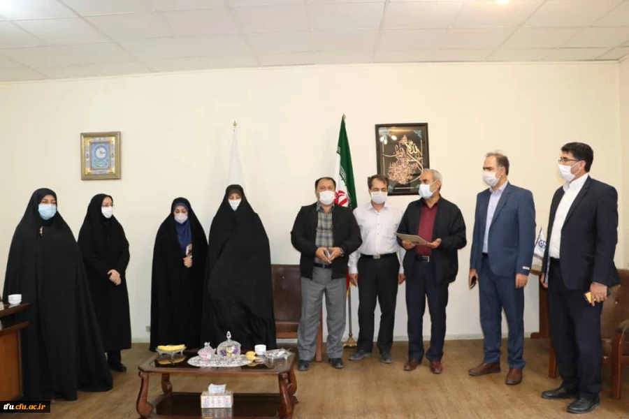 جلسه تکریم و معارفه معاون آموزشی، فرهنگی و پژوهشی پردیس فاطمه الزهرا(س) تبریز 9