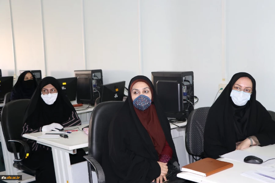 کارگاه آموزشی سامانه یادگیری الکترونیکی دانشگاه فرهنگیان (LMS) ویژه اساتید پردیس فاطمه الزهرا(س)  5