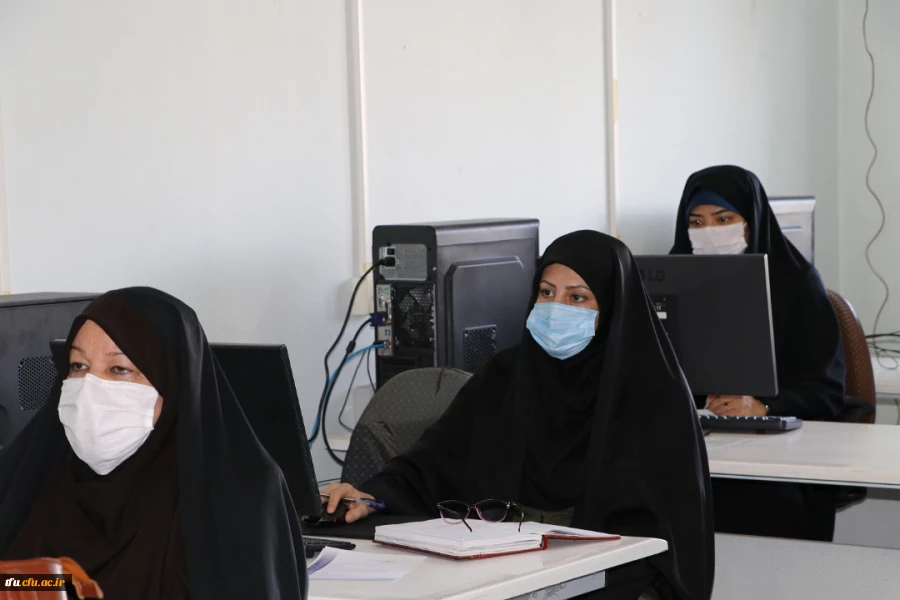 کارگاه آموزشی سامانه یادگیری الکترونیکی دانشگاه فرهنگیان (LMS) ویژه اساتید پردیس فاطمه الزهرا(س)  6