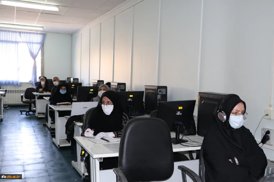 کارگاه آموزشی سامانه یادگیری الکترونیکی دانشگاه فرهنگیان (LMS) ویژه اساتید پردیس فاطمه الزهرا(س)  13