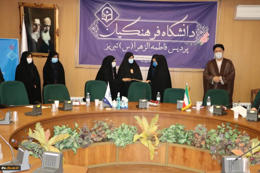 جلسه تکریم و معارفه مسئول هیئت دانشجویی فاطمیون پردیس فاطمه الزهرا(س) تبریز 3