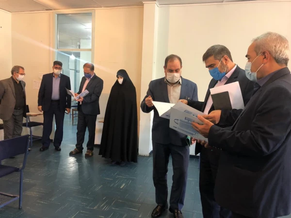بازدید رئیس حراست اداره کل آموزش و پرورش استان آذربایجان شرقی از روند مصاحبه داوطبان دانشگاه فرهنگیان 6
