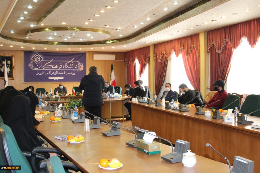 دومین جلسه ستاد استقبال تشییع و تدفین پیکر مطهر شهید گمنام در پردیس فاطمه الزهرا(س) تبریز
 2