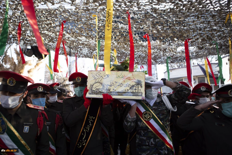 لالایی فرهنگیان تبریز بر پیکر یک شهید گمنام 3