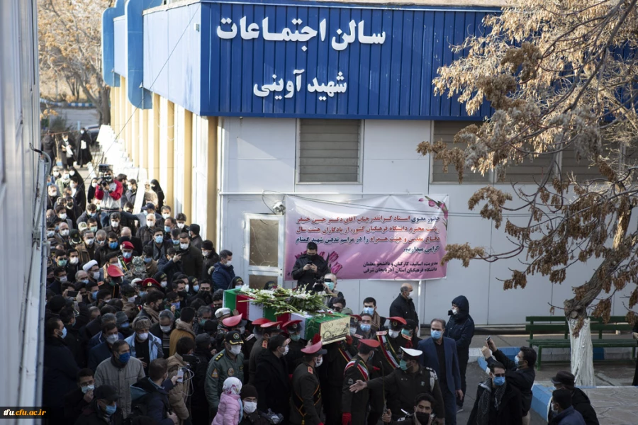 لالایی فرهنگیان تبریز بر پیکر یک شهید گمنام 9