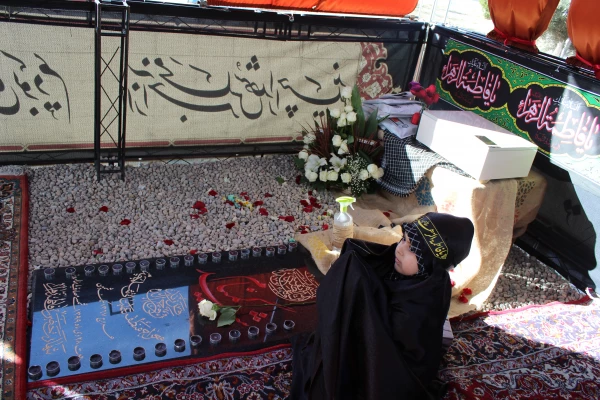 برگزاری  مراسم سومین روز تدفین شهید گمنام پردیس فاطمه الزهرا(س) تبریز 2