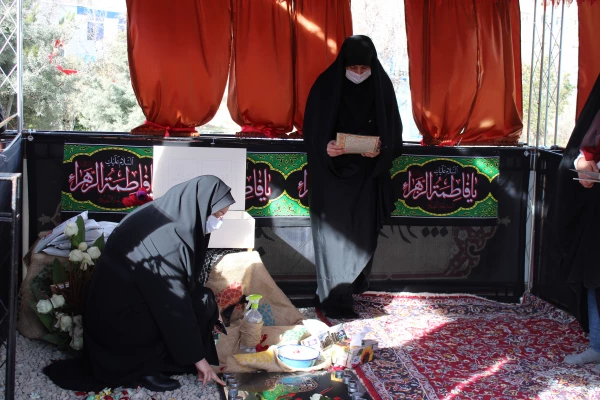 برگزاری  مراسم سومین روز تدفین شهید گمنام پردیس فاطمه الزهرا(س) تبریز 3