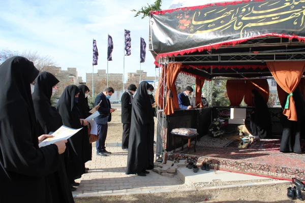برگزاری  مراسم سومین روز تدفین شهید گمنام پردیس فاطمه الزهرا(س) تبریز 6