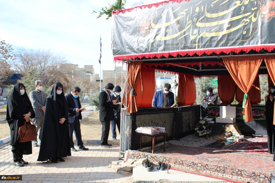 برگزاری  مراسم سومین روز تدفین شهید گمنام پردیس فاطمه الزهرا(س) تبریز 7