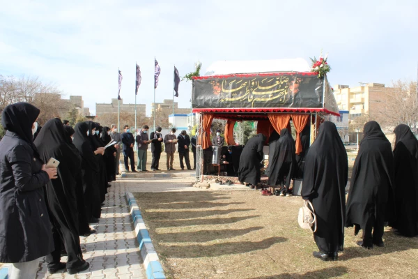 برگزاری  مراسم سومین روز تدفین شهید گمنام پردیس فاطمه الزهرا(س) تبریز 9