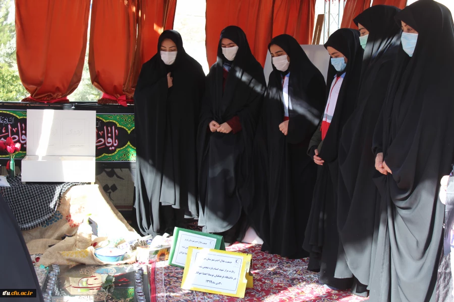 برگزاری  مراسم سومین روز تدفین شهید گمنام پردیس فاطمه الزهرا(س) تبریز 10