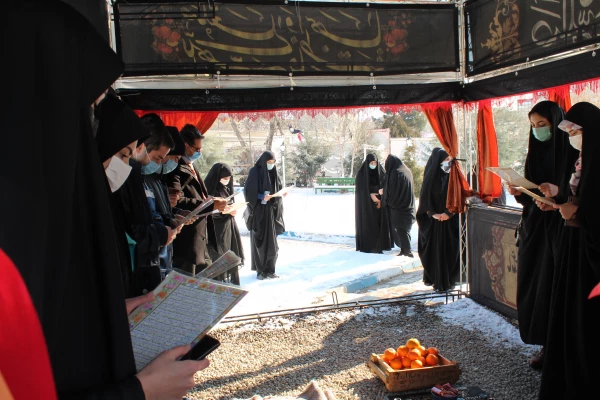 برگزاری  مراسم هفتمین روز تدفین شهید گمنام پردیس فاطمه الزهرا(س) تبریز 2