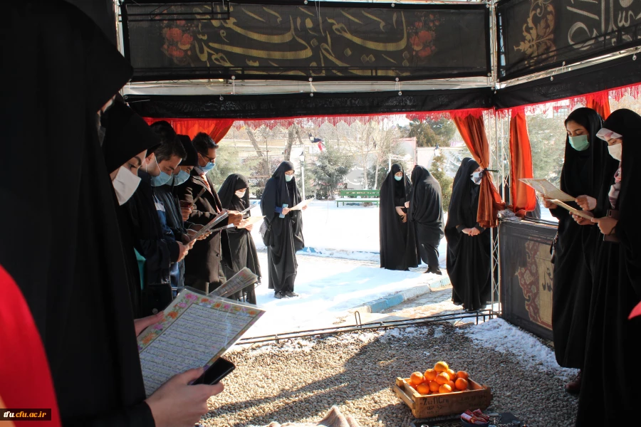 برگزاری  مراسم هفتمین روز تدفین شهید گمنام پردیس فاطمه الزهرا(س) تبریز 2