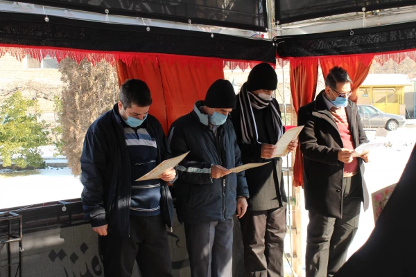 برگزاری  مراسم هفتمین روز تدفین شهید گمنام پردیس فاطمه الزهرا(س) تبریز 3