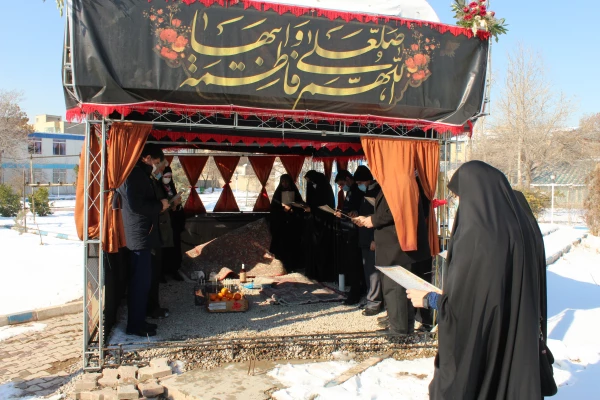 برگزاری  مراسم هفتمین روز تدفین شهید گمنام پردیس فاطمه الزهرا(س) تبریز 4