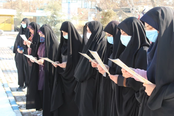 برگزاری  مراسم هفتمین روز تدفین شهید گمنام پردیس فاطمه الزهرا(س) تبریز 5