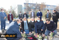 زیارت مزار شهید گمنام پردیس فاطمه الزهرا(س) و تجدید میثاق با شهدا در گلزار شهدای وادی رحمت تبریز 2