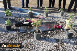 زیارت مزار شهید گمنام پردیس فاطمه الزهرا(س) و تجدید میثاق با شهدا در گلزار شهدای وادی رحمت تبریز 3