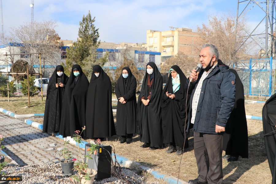 زیارت مزار شهید گمنام پردیس فاطمه الزهرا(س) و تجدید میثاق با شهدا در گلزار شهدای وادی رحمت تبریز 4